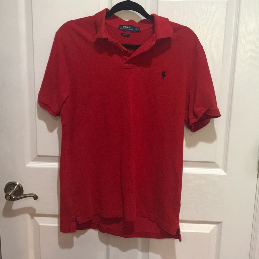 A red polo